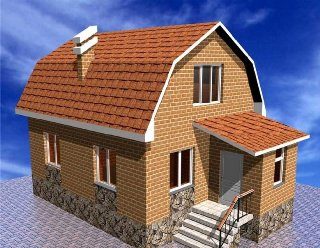 Проекты домов из кирпича 5х6 в Краснодаре