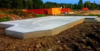 Фото процесса строительства Монолитный фундамент 6 на 6 в Краснодаре