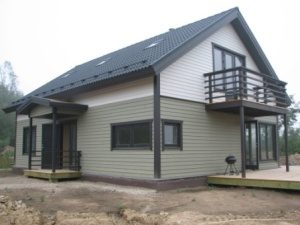 Каркасный дом с коммуникациями под ключ в Краснодаре