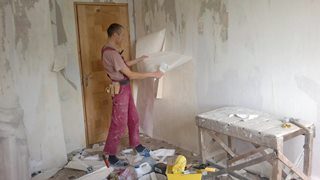 Фото процесса Ремонт детской комнаты в хрущевке